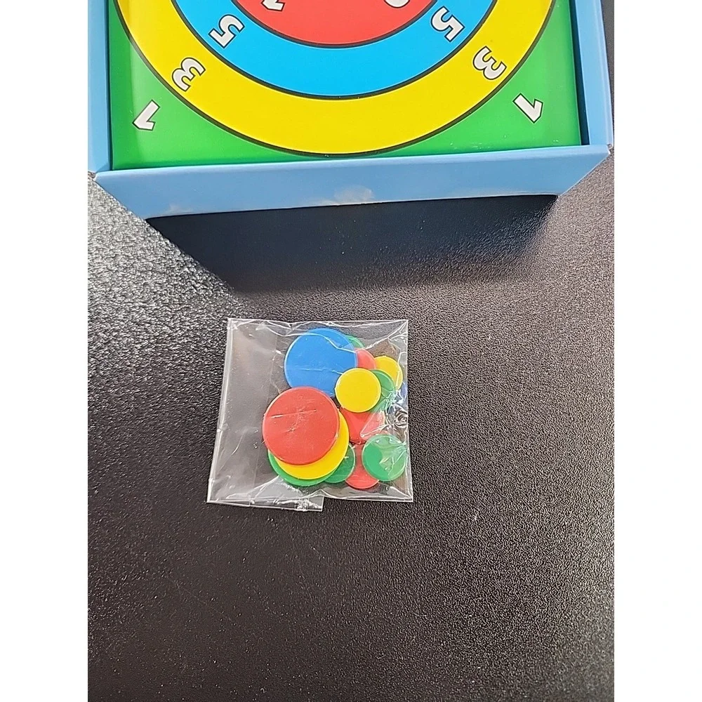 TIDDLY WINKS Game‎ Plastic Disc Retro vtg (1950's Style)